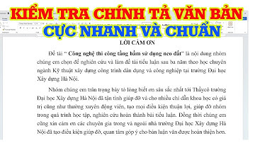 Cách kiểm tra chính tả trong Word nhanh và chuẩn nhất