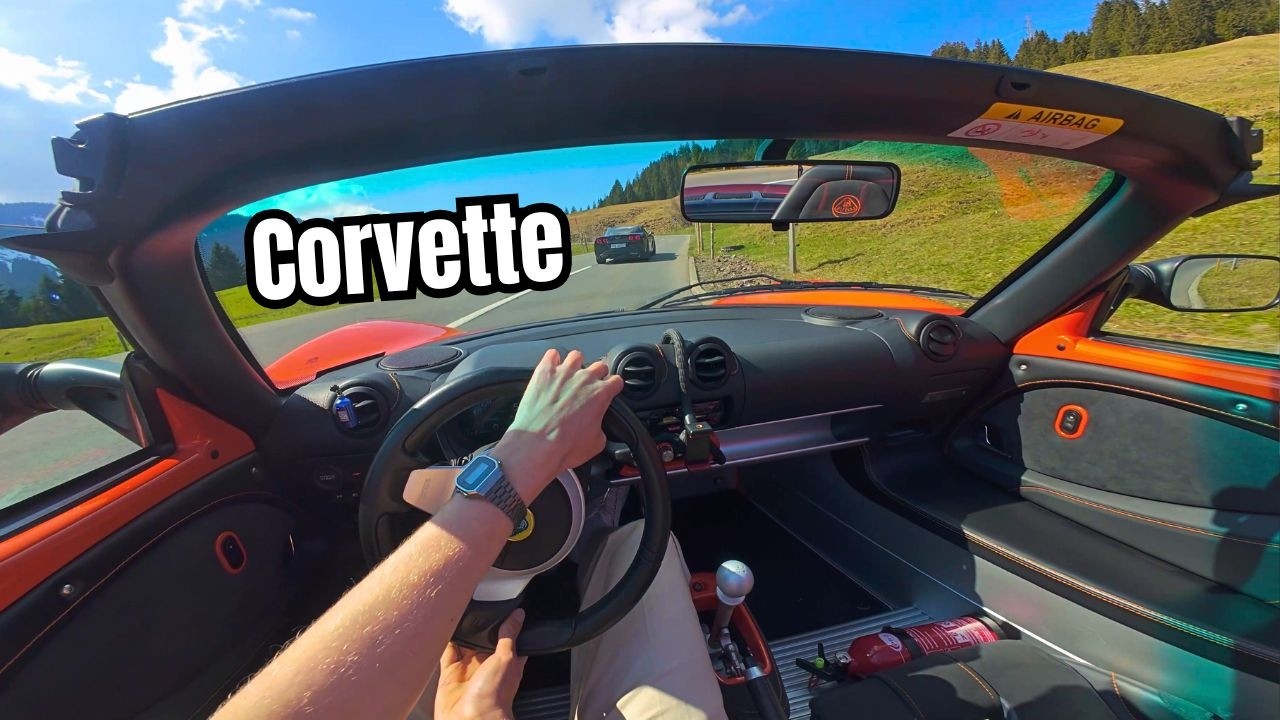 Преследуя Corvette на моем Lotus Elise *Я ВЗБУЖДЕН*
