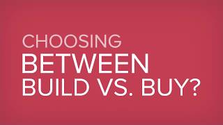 Information Build Vs Buy Decision Matrix News