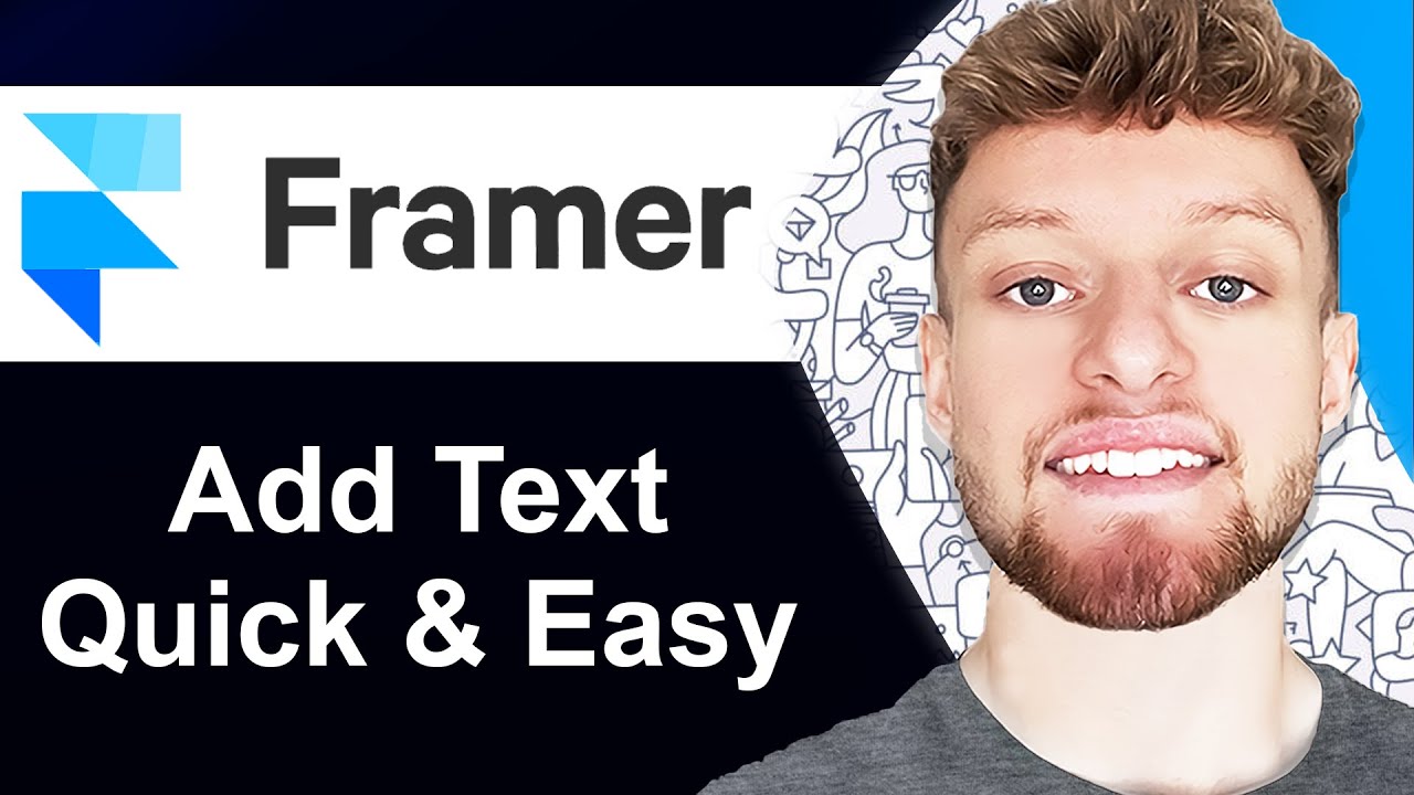 How To Add Text in Framer Website (Step By Step) - YouTube