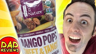 BEST HEALTHY SNACKS FOR KIDS Made In Nature Mango Pops Sweet Tangy Taste Test Review