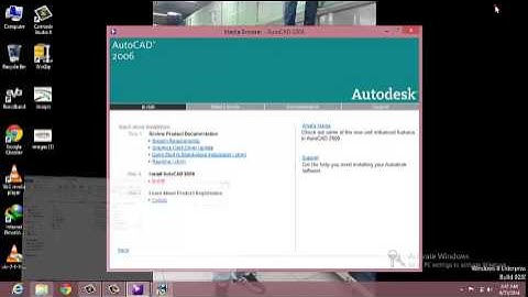 How to install autocad 2006 in windows 7 and 8 in sindhi (T-1)
