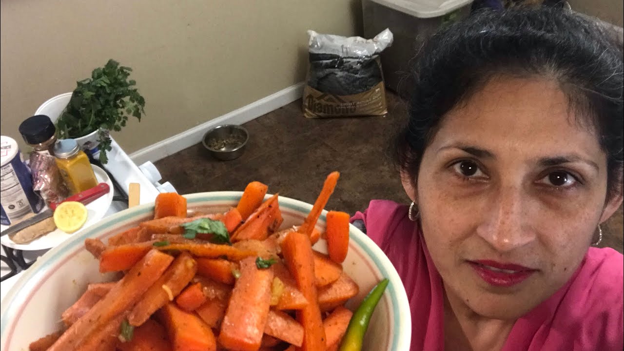 Gujarati Carrot curry, from my Mami’s house(Aunt’s houses) carrot curry