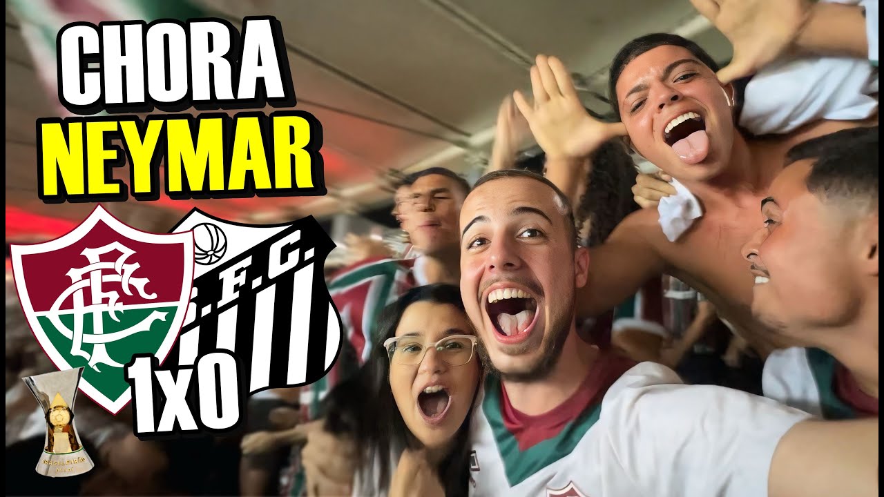 MARACANÃ VEIO ABAIXO COM GOL NO ÚLTIMO MINUTO! Fluminense 1x0 Santos - VLOG NA ARQUIBANCADA | BR 25