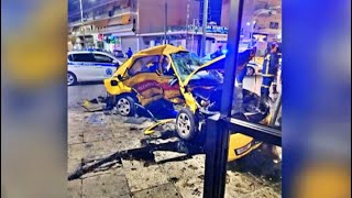 EviaZoom.gr - Λεωφόρος Θηβών: Βίντεο - ντοκουμέντο από το φονικό τροχαίο με νεκρό 47χρονο ταξιτζή...