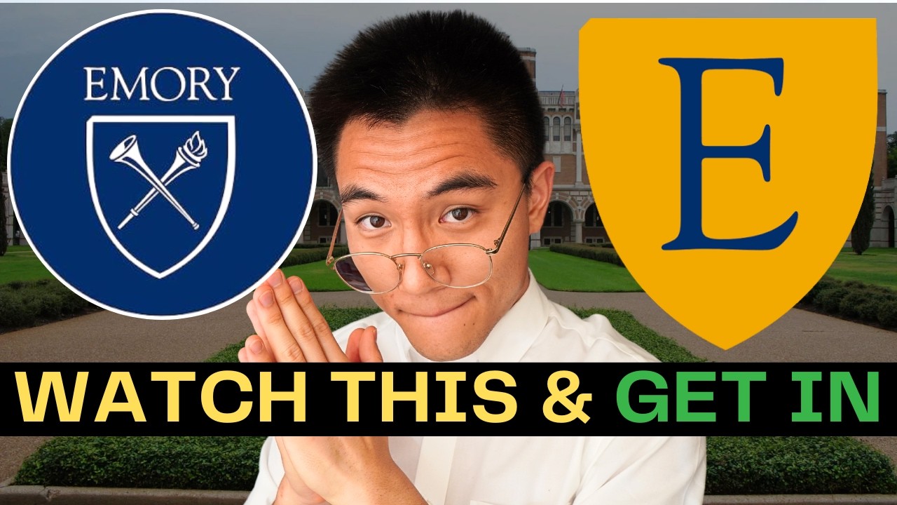 How To Get Into Emory in 2026!