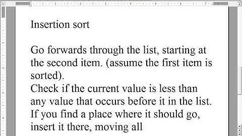 055 Notes Searching and sorting