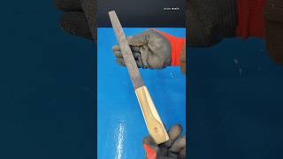 Install Wooden Handle And Clean Up -  File #Asmr #Shorts