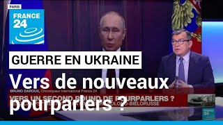 Guerre en Ukraine : la Russie se dit prête à de nouvelles discussions avec l'Ukraine • FRANCE 24