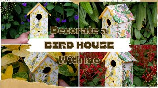 Decorate A BIRD HOUSE With Me by Creative Art 748 views 6 months ago 12 minutes, 22 seconds