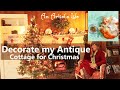 Decorate 300 year old Cottage | Decorate with me for Christmas | Quiet Winter Day for the Holidays