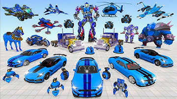 Cliffjumper Autobot Multiple Transformation Jet Robot Car Game 2023 - Android Gameplay #2