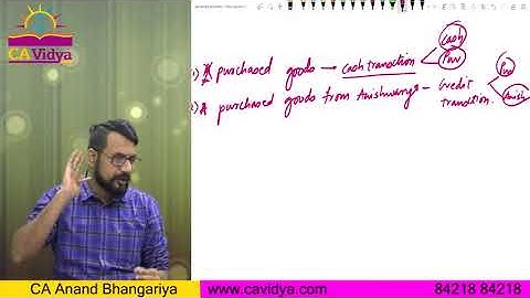 CA Foundation Basic Account Lecture 4
