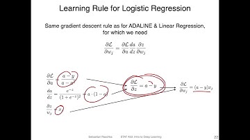L8.3 Logistic Regression Loss Derivative and Training