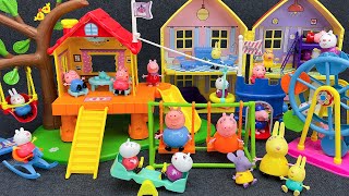 10 Minutes Satisfying With Unboxing Peppa Pig Water Park Slide Pool Playset Asmr Review Toys