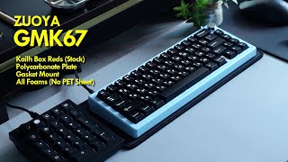 GMK Keycaps on a GMK67 (Kailh Box Reds) | Sound Test Typing Test
