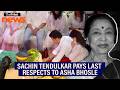 Sachin Tendulkar pays last respects to Asha Bhosle Mp3 Song