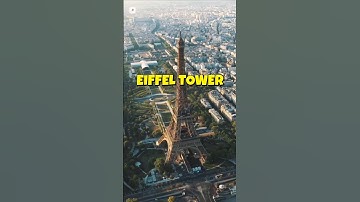 Eiffel Tower’s Shocking Summer Growth! #shorts