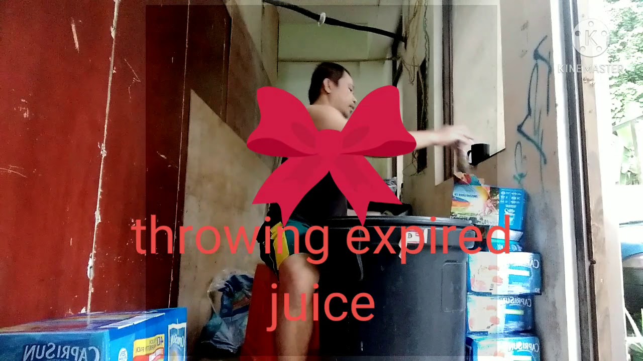 Disposal expired juice YouTube