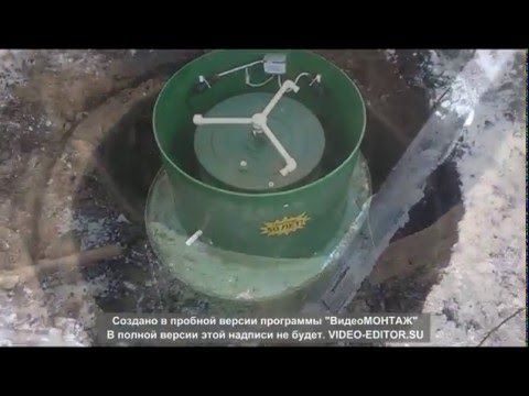 Установка автономной канализации Альта био 3+ в выгребную яму
