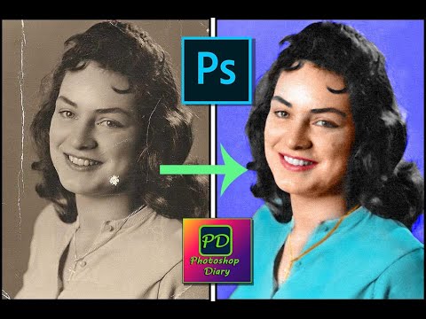 How to Colorize Black and White Images in Photoshop CS6 | photoshop ...