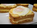 SÁNDWICH CROQUE MADAME & SÁNDWICH CROQUE MONSIEUR   RECETA FÁCIL Y RICA