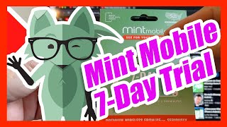 Mint Mobile 7 Day Trial includes 250MB of 5G Data 250 Text Messages & 250 Minutes of Talk T-Mobile