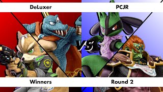 Smash @ Respawn #187 Winners Bracket - DeLuxer (King K. Rool, Fox) vs. PCJR (Lucario, Ganondorf)