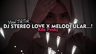 DJ STEREO LOVE X MELODI ULAR KANE VIRAL TIKTOK 2023