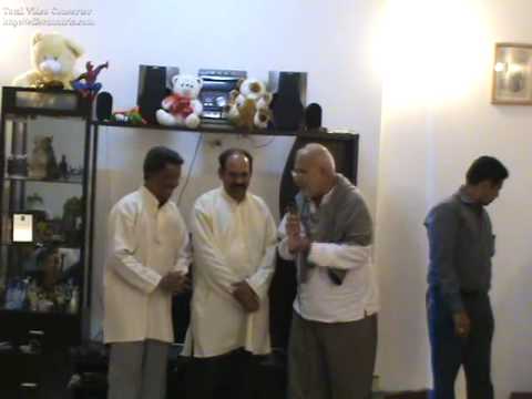 SM Rao Mam felicitating Puttur Panduranga Nayak