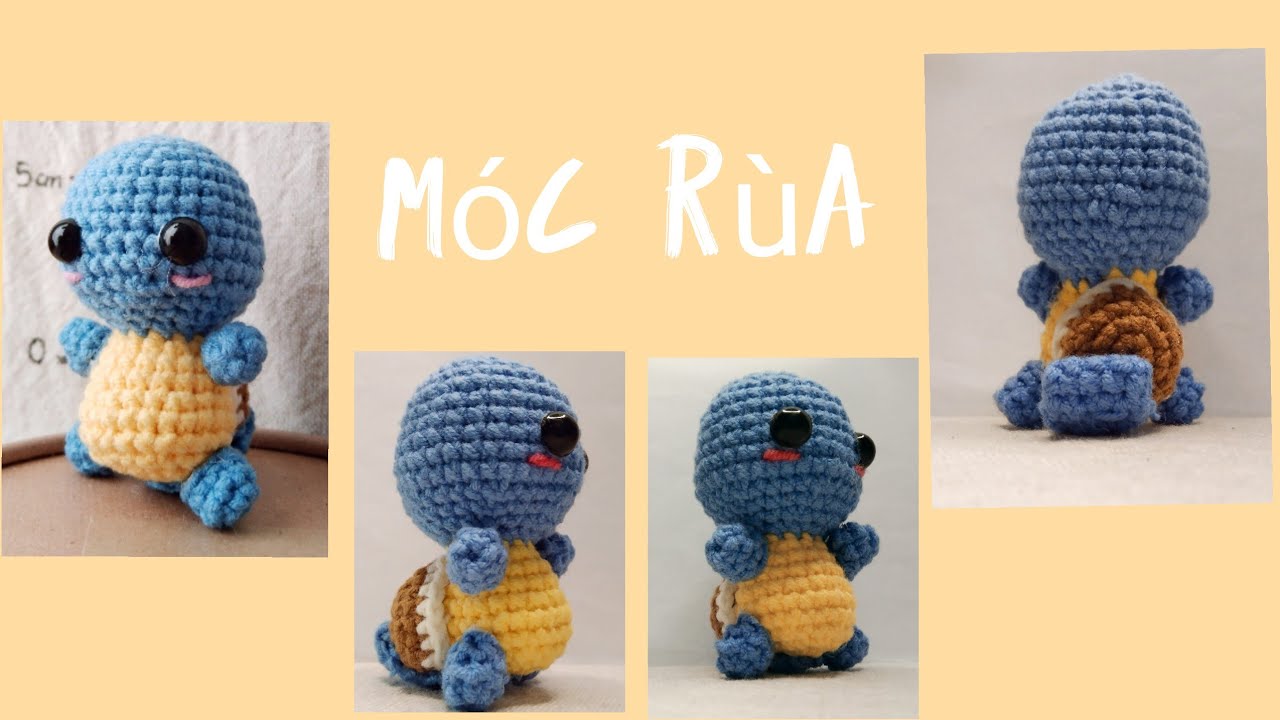 móc con rùa | crochet Turtle | 亀さんの編み方 - YouTube
