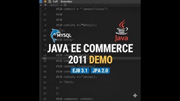 2011 E-Commerce Shop Demo: EJB 3.1, JPA 2.0 & MySQL 5.5