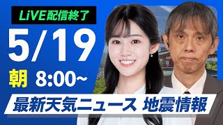 ウェザーニュースの配信のサムネイル画像