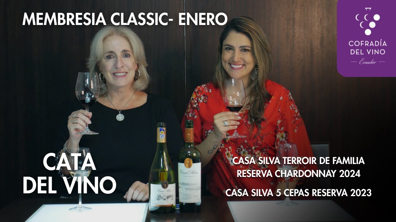 CASA SILVA | Terroir de Familia | Reserva Chardonnay 2024 y un CASA SILVA | 5 Cepas | Reserva 2023