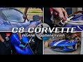 New C8 Corvette, Elkhart Lake Blue | New Car Prep + Graphene Coating! This Paint is INSANELY GLOSSY