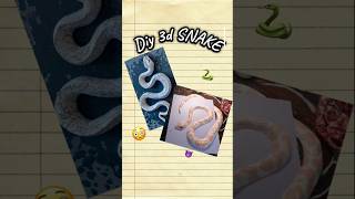 This 3D snake will blow your mind 😳😱😰 #shortsyoutube #shortsfeed #shorts