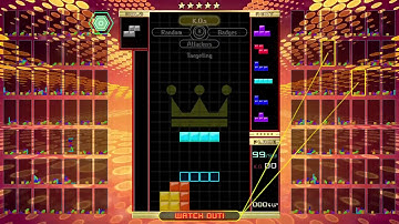 all clear again in invictus mode of tetris 99