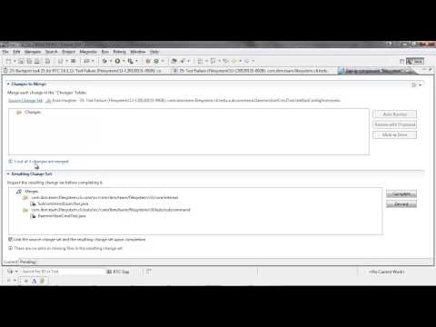 Accepting a change set with a gap in the RTC Client for Eclipse IDE
