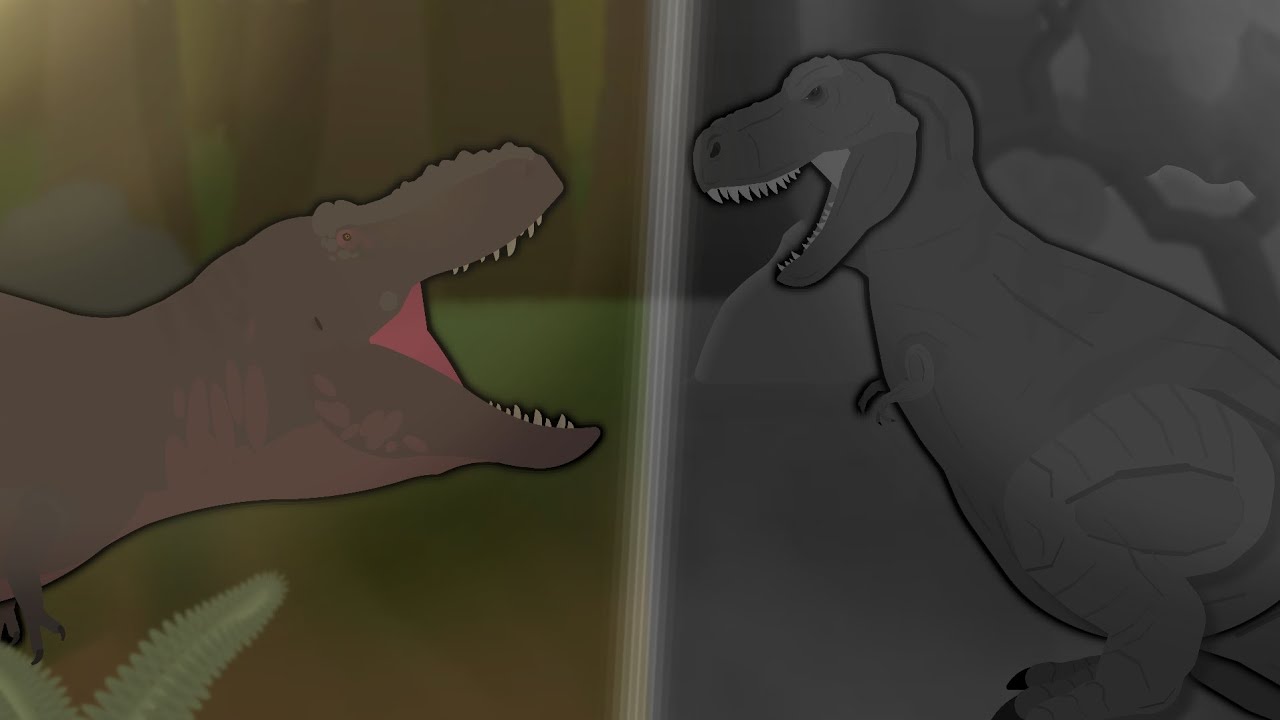Accurate Tyrannosaurus Rex Vs Retro Tyrannosaurus Rex | Stick Nodes Animation