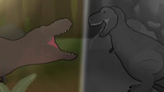 Accurate Tyrannosaurus Rex Vs Retro Tyrannosaurus Rex Stick Nodes Animation