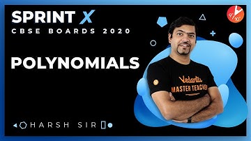 Polynomials Class 10 Sprint X 2020 | CBSE Maths Chapter 2 | Board Exam 2023 @vedantucbse10th