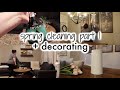 Spring cleaning  decorating part 1  spring home refresh 2022