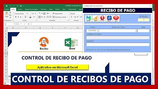 Plantilla Formato de Recibo de Pago en Excel - RECIBO DE PAGO en excel MACROS Y Visual Basic -VBA