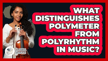 What Distinguishes Polymeter From Polyrhythm in Music?