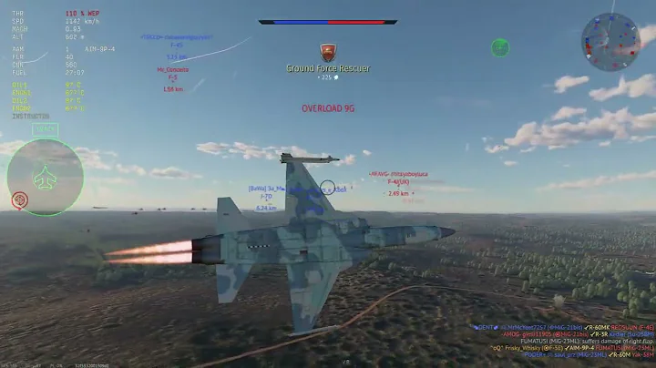 F-5E FCU  " My little American Apple Pie Killer" (2nd game no mods) Thunder Frisky Whisky