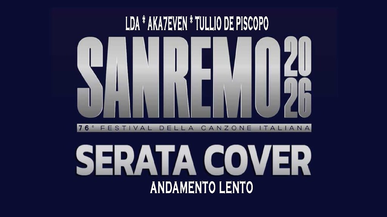 LDA-AKA7EVEN-DE PISCOPO★ANDAMENTO LENTO★KARAOKE INEDITO(NEW 2026 VERSION)