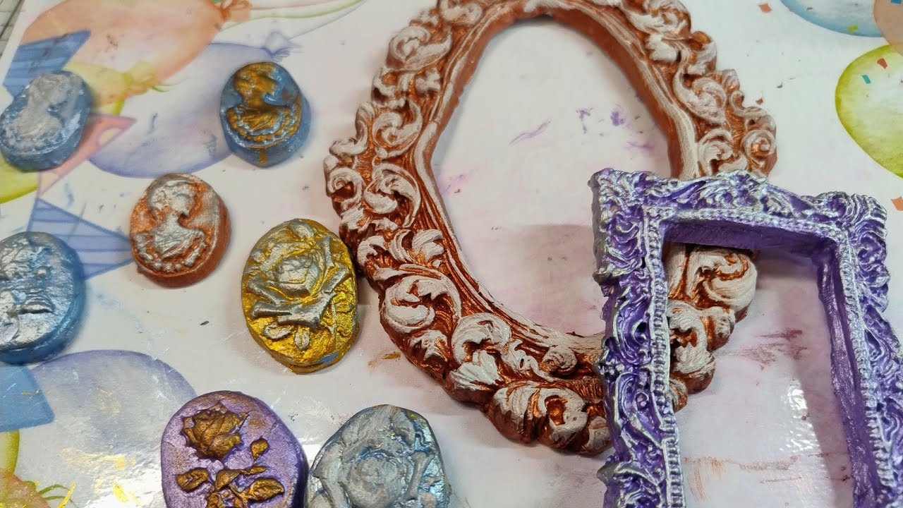 Рисование 🖌️ в процессе #живописьглиной