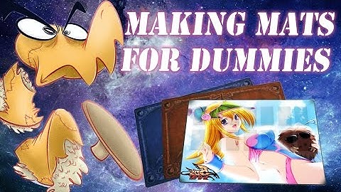 How to make Yu-Gi-Oh! Mat Tutorial