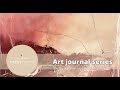 Acrylic abstract landscape tutorial with mark making