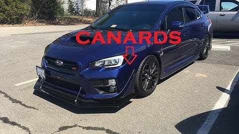 Aggressive Canards / Aeroflow Dynamics / 2017 Subaru WRX STI